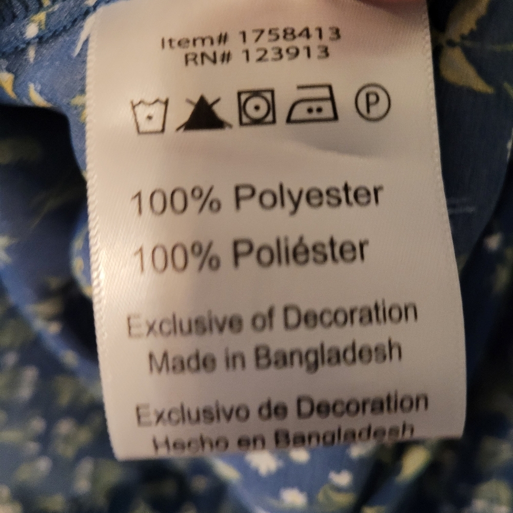 Jach's Girlfriend New York floral blouse - XXL.        J68 - Picture 10 of 10